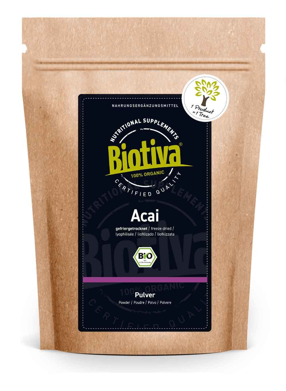 Biotiva Acai gefriergetrocknet Bio