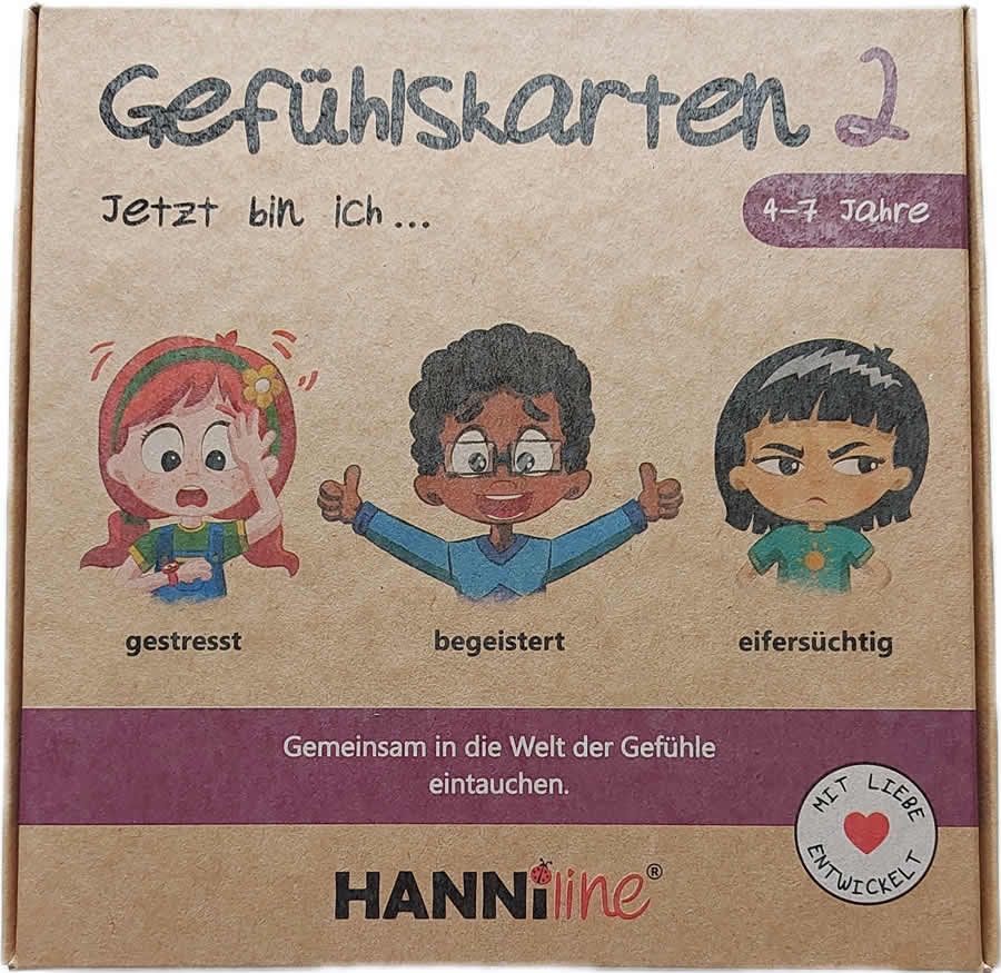 Gefühlskarten für Kinder von 4-7 Jahren