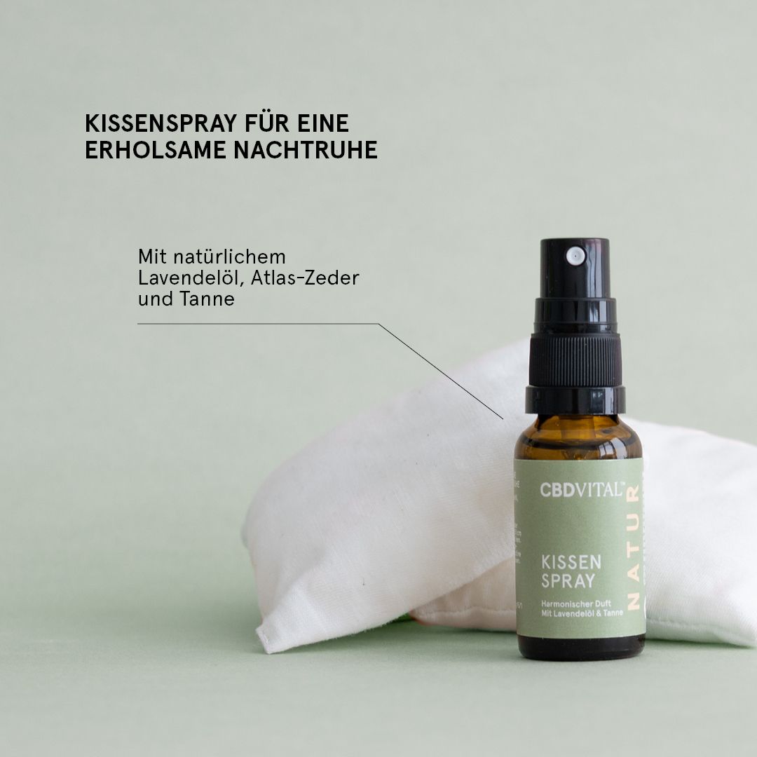 CBD VITAL Kissenspray Schlaf gut für besseren Schlaf