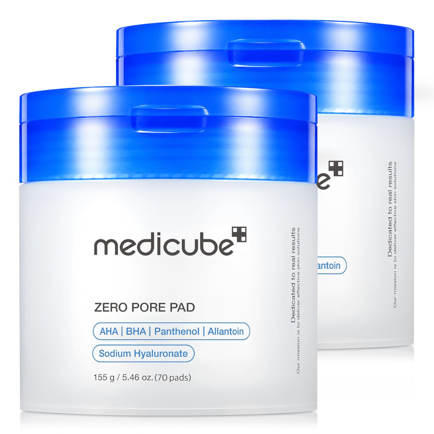 Medicube Zero Pore Pad Gesichtsreinigung Toner Doppelseitige Reinigungspads AHA BHA