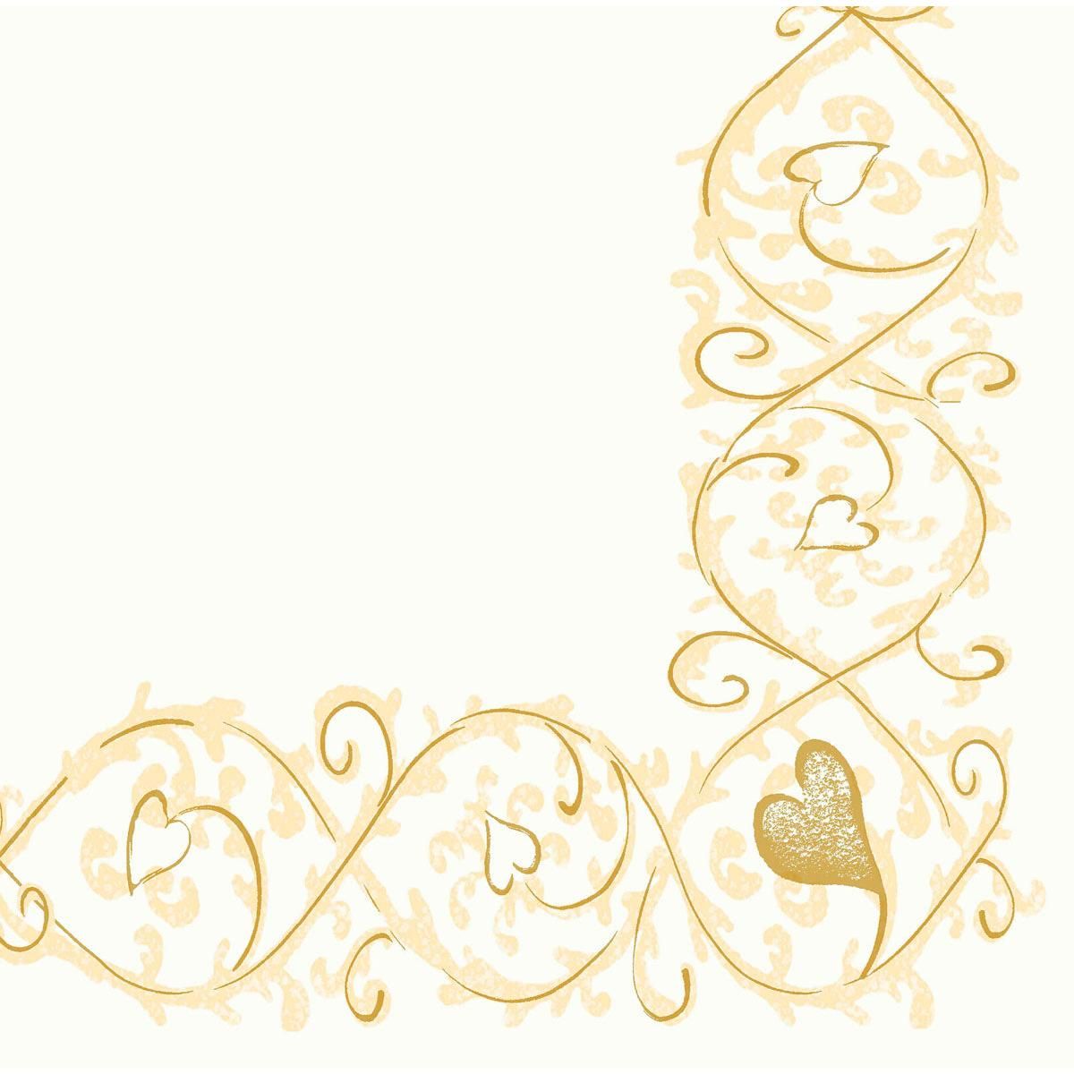 6x Dunisoft-Servietten 40 x 40  1/4 Falz Tesoro