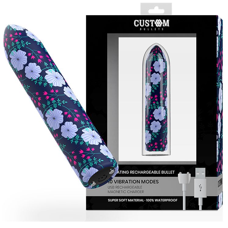 Custom Bullets - Spring - Mini-Vibrator mit Magnetladung