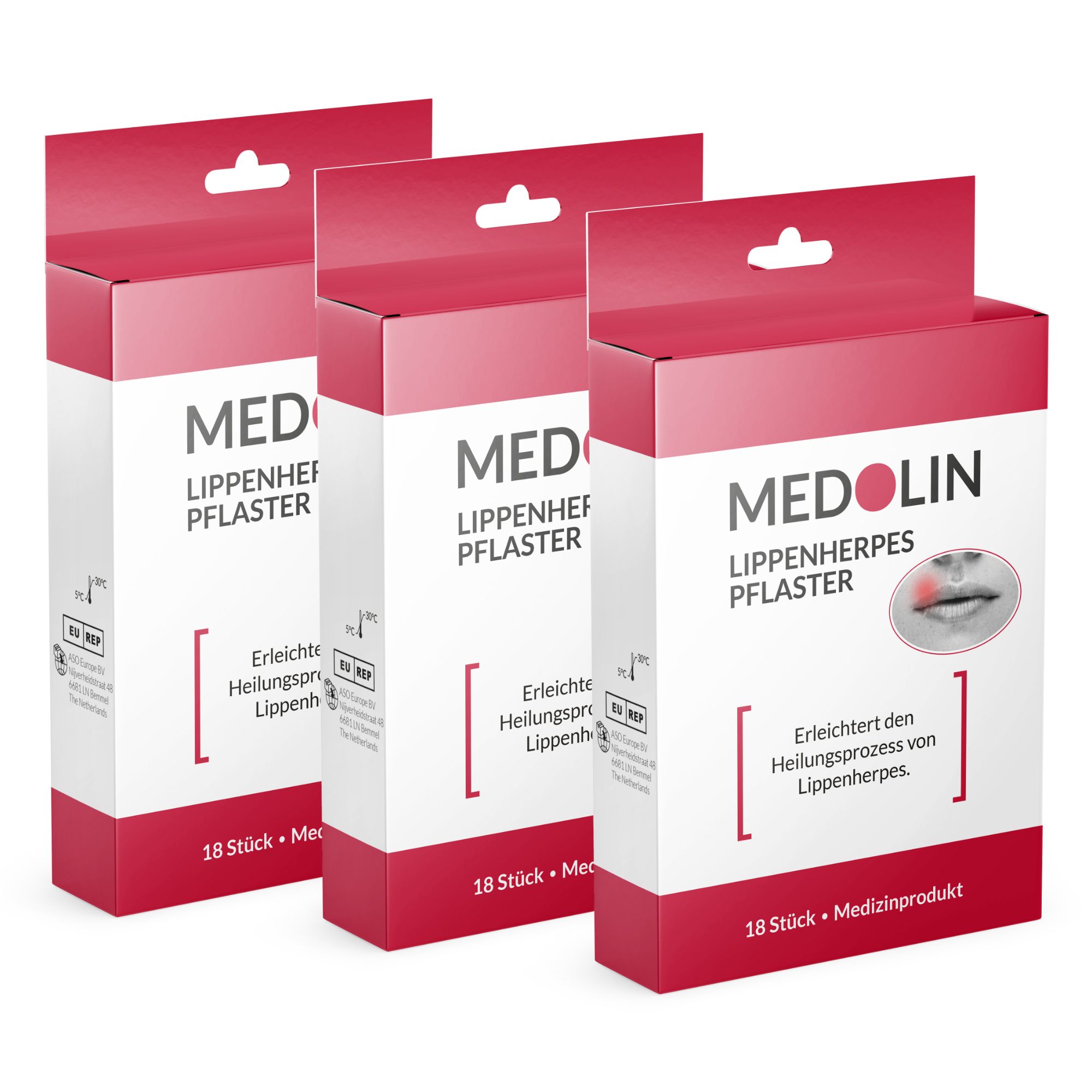 Medolin® Herpes Pflaster 3er Set