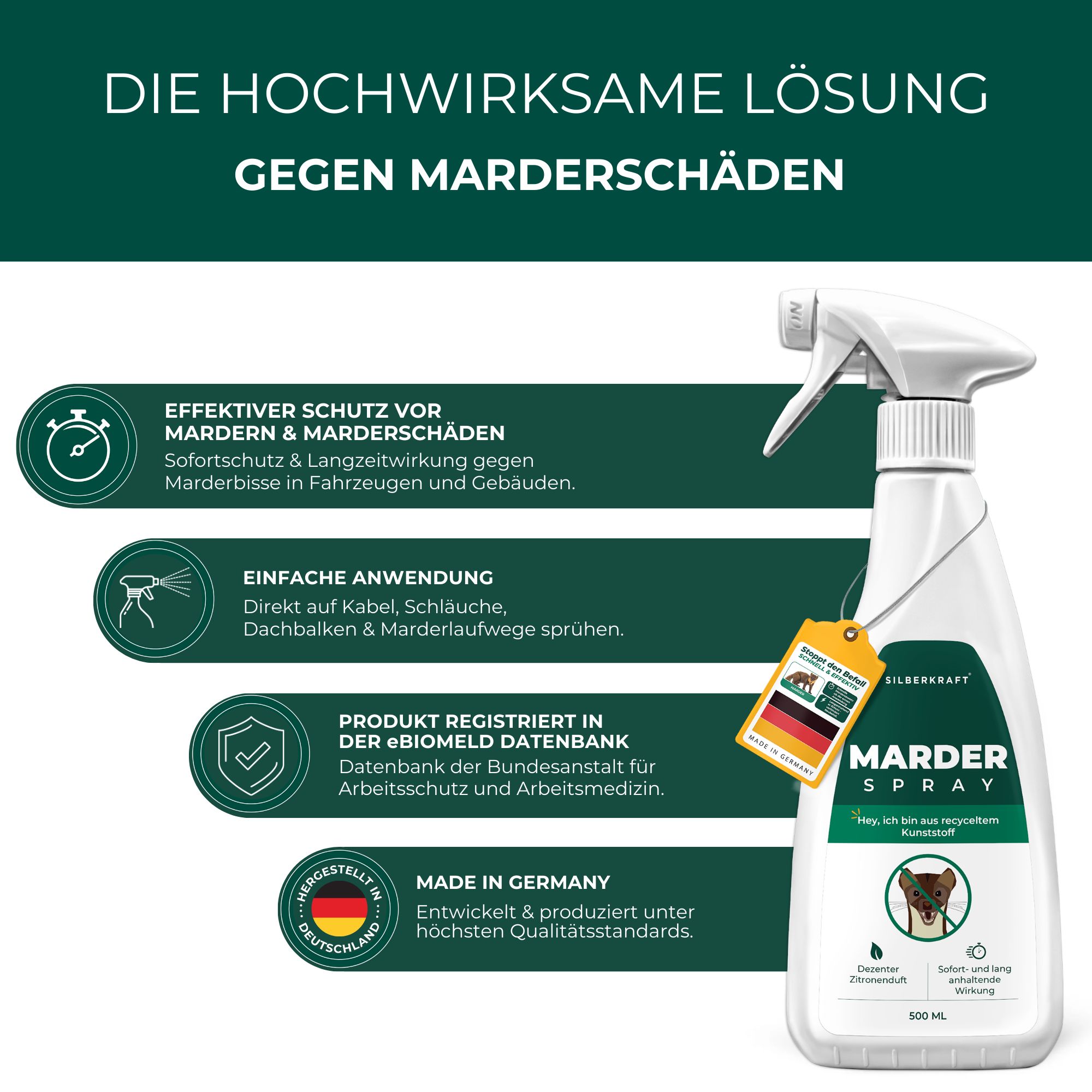 SILBEKRAFT Marderspray