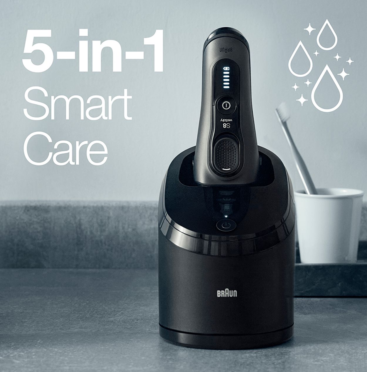 Braun Series 8 - 8460cc System  Barttrimmer