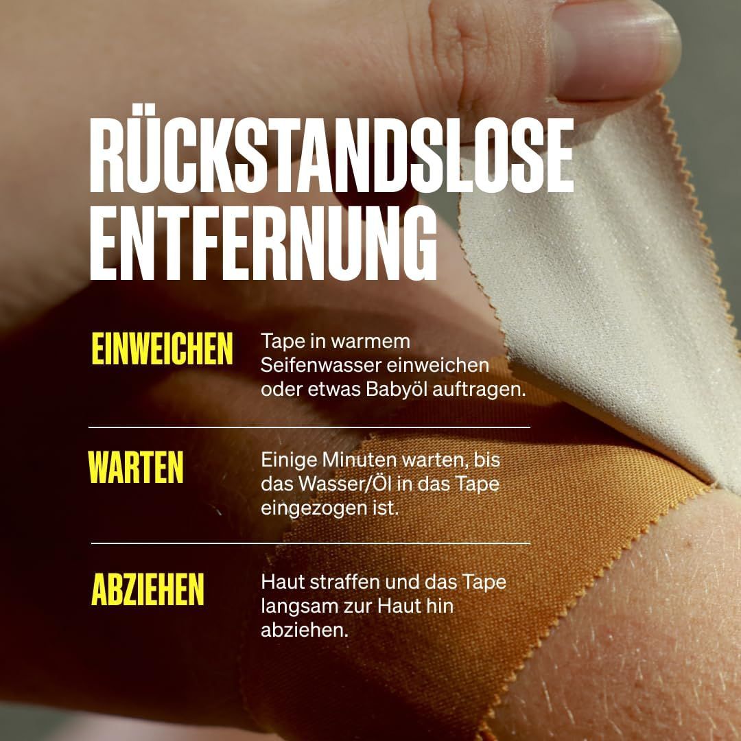 SPORTTAPE Premium Zinkoxid - 3,8 cm x 10 m