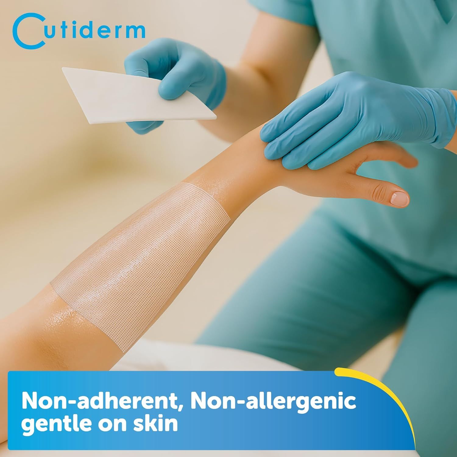 Cutiderm sterile Paraffingaze Kompresse 10 cm x 20 cm