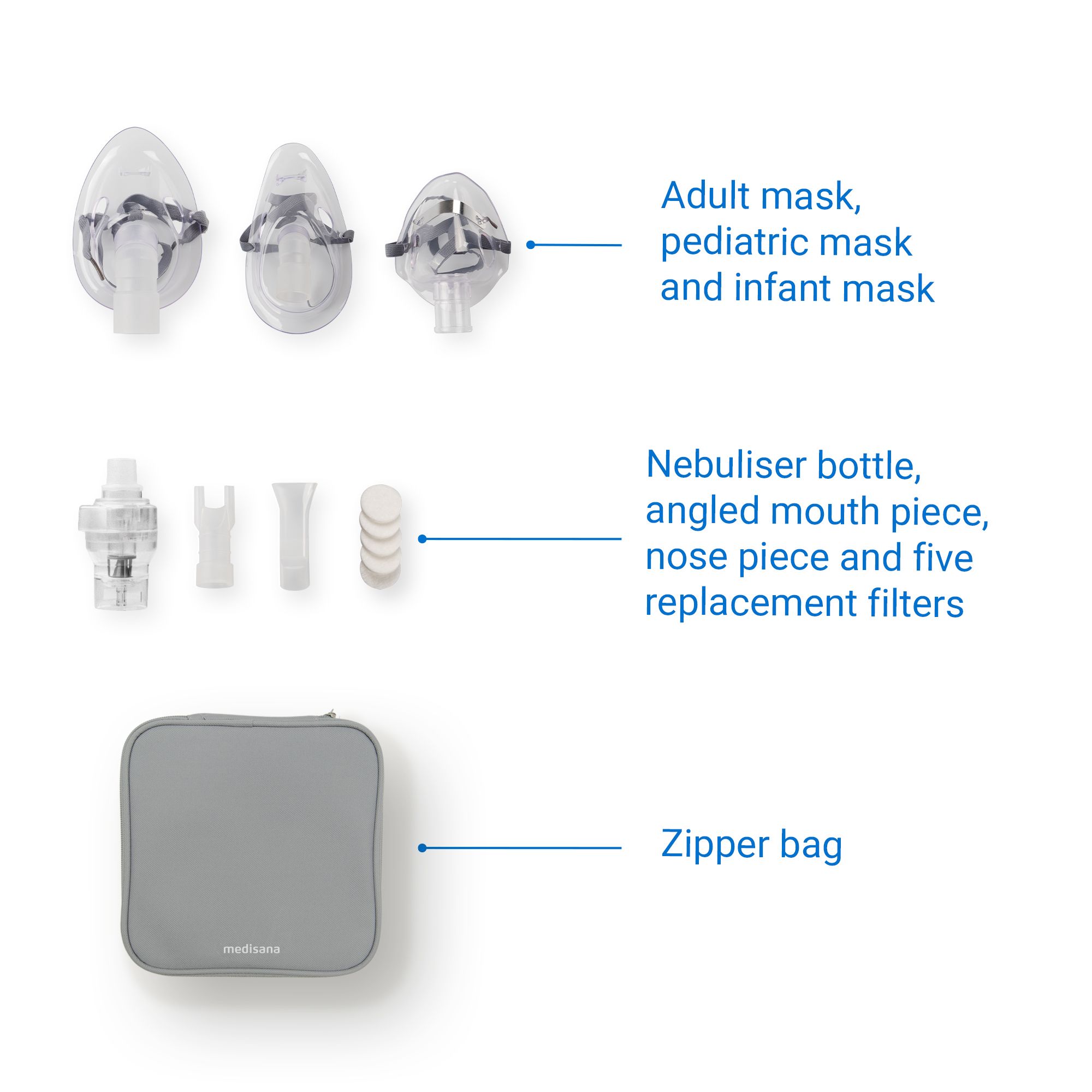 medisana IN 535 tragbarer Inhalator