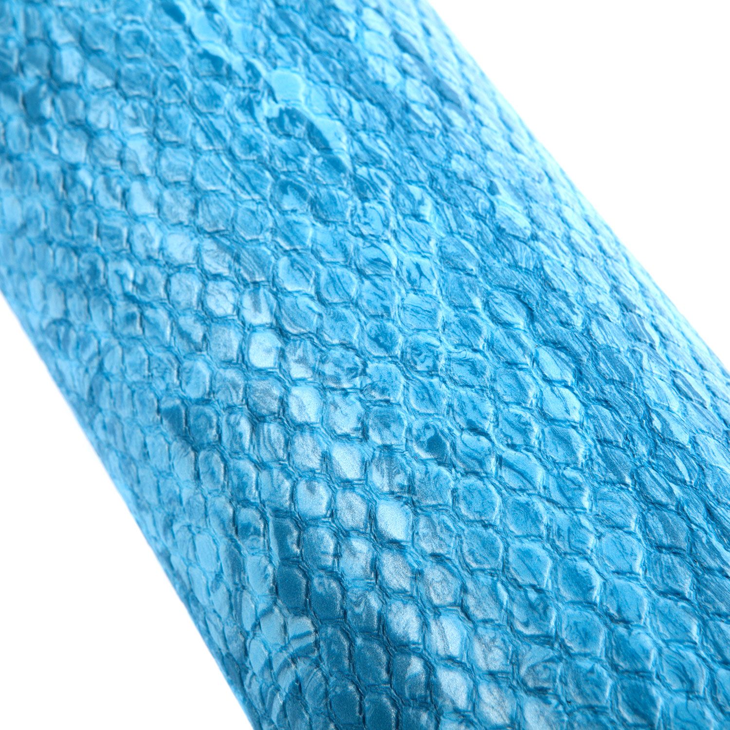 Pilates Rolle blau marbled,  extra lang