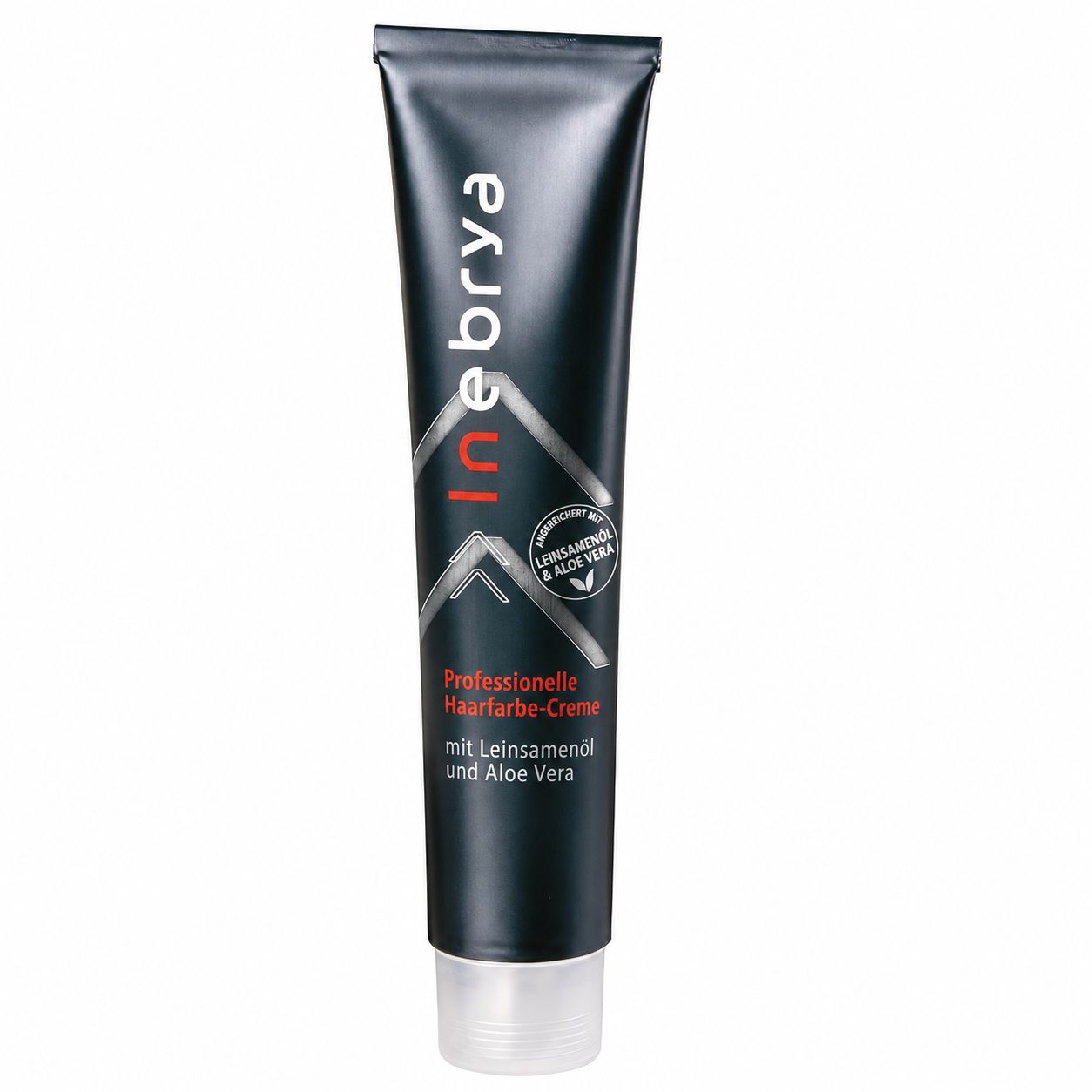 Inebrya Professionelle Haarfarbe-Creme mit Leinöl und Aloe Vera, 100ml Tube.