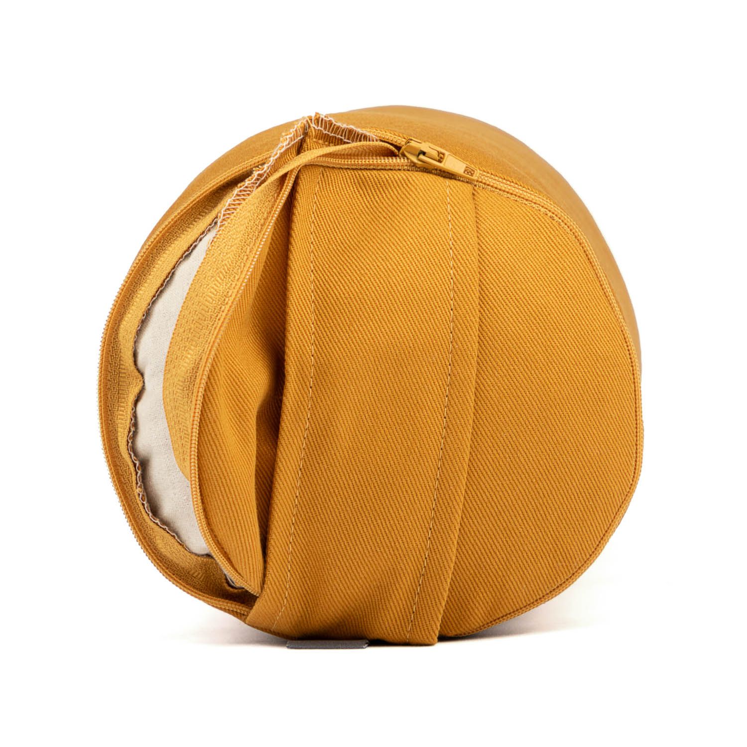 bodhi Yoga MINI BOLSTER ECO (Nackenrolle) Buchweizenschalen honig-gelb