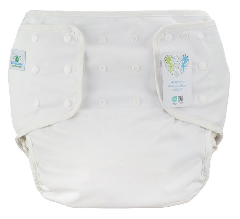 Blümchen Inkontinenz Nässeschutzhose für Erwachsene XS