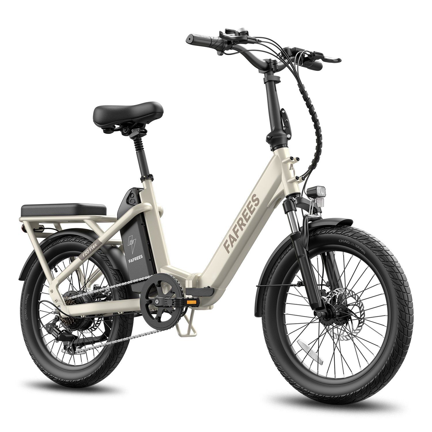 FAFREES F20 Flex Faltbares E-Bike, 25-Ah-Akku (herausnehmbar), 7-Gang-Schaltung