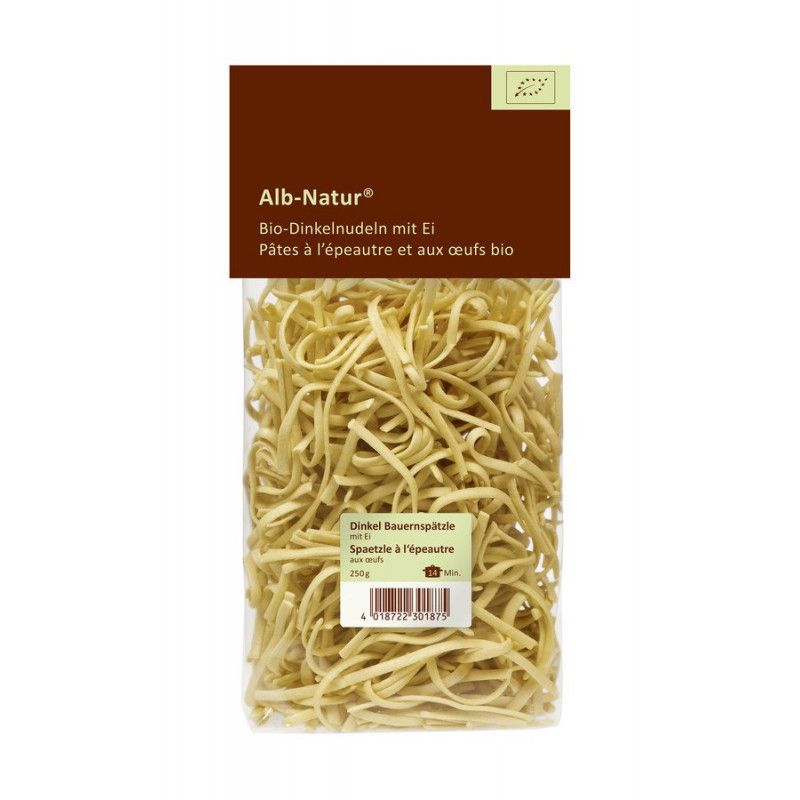 Alb-Natur - Dinkel-Bauernspätzle mit Ei