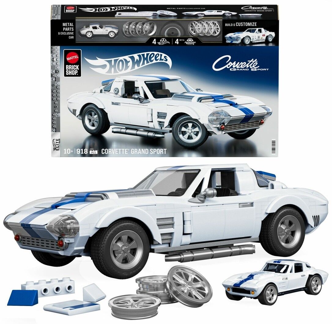 Mattel Hot Wheels Building ELITE SERIES CORVETTE