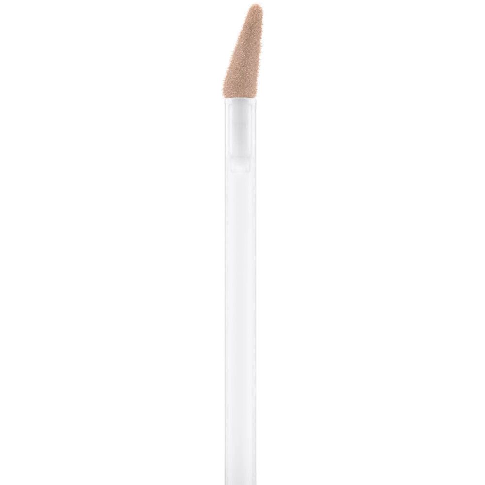 Applikator des Catrice Instant Bright Serum Concealer. Weißer Stiel mit beigem Applikator-Schwamm.