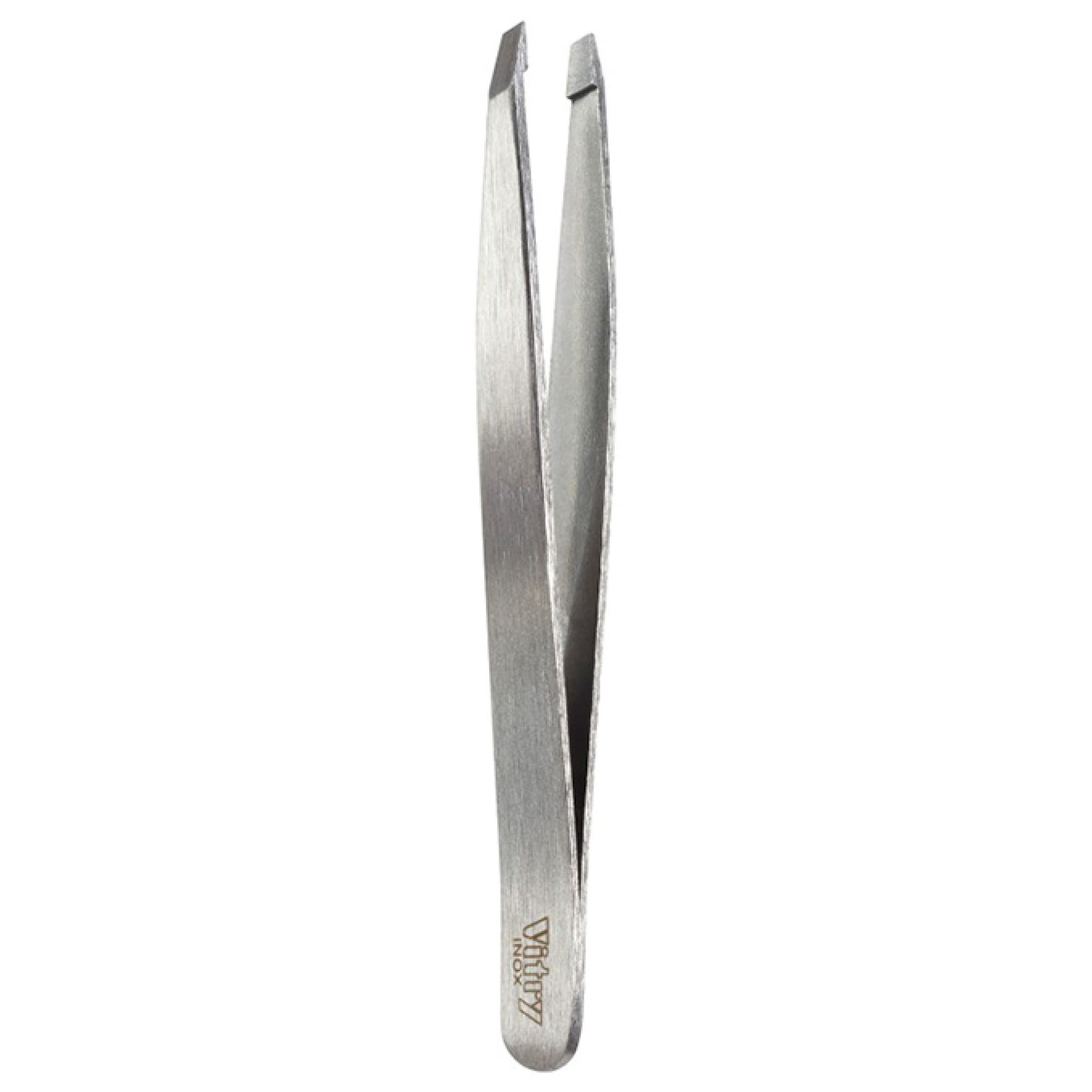 Pinzette schräg Edelstahl rostfrei 8 cm
