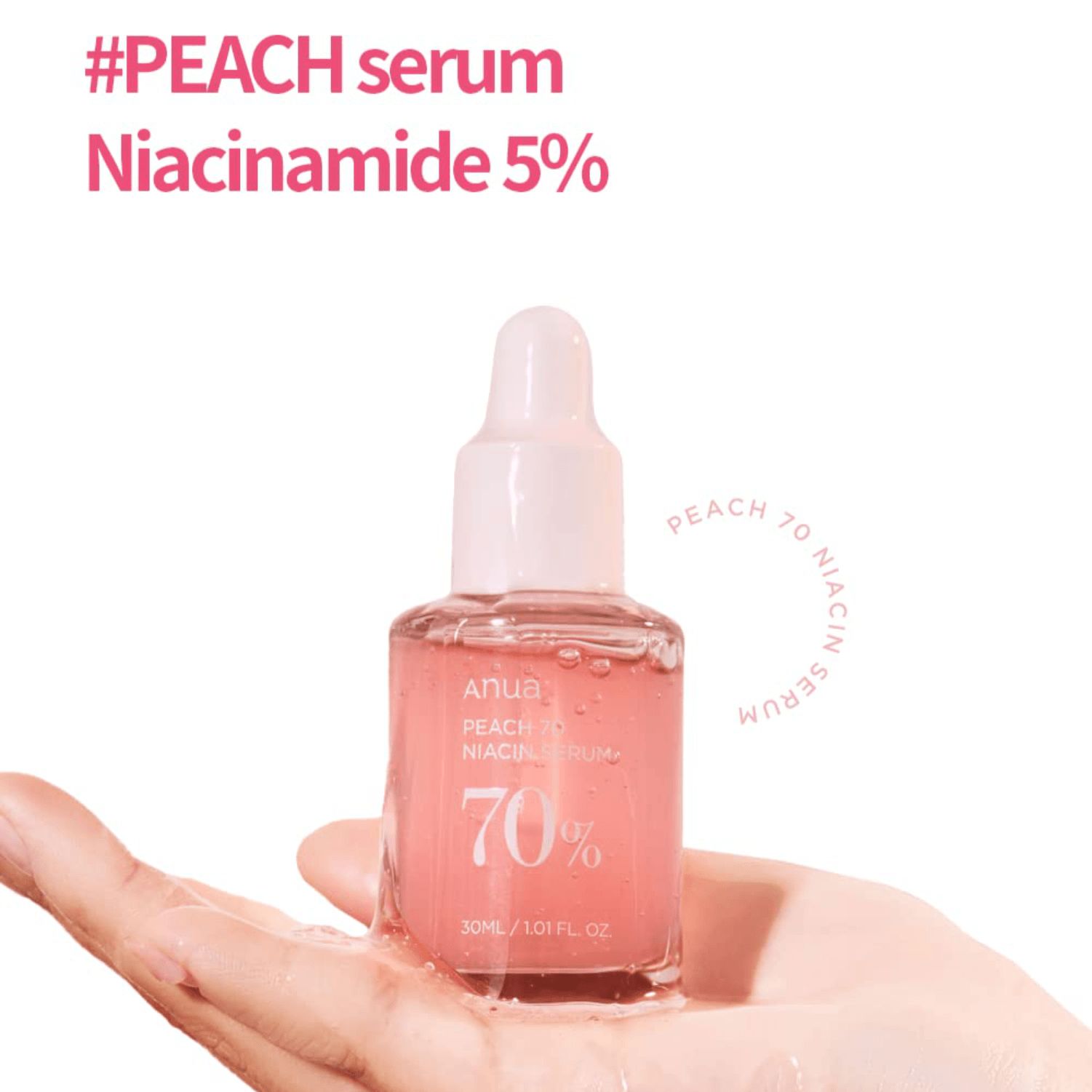 Anua Peach 70 Niacinamide Serum 30 ml