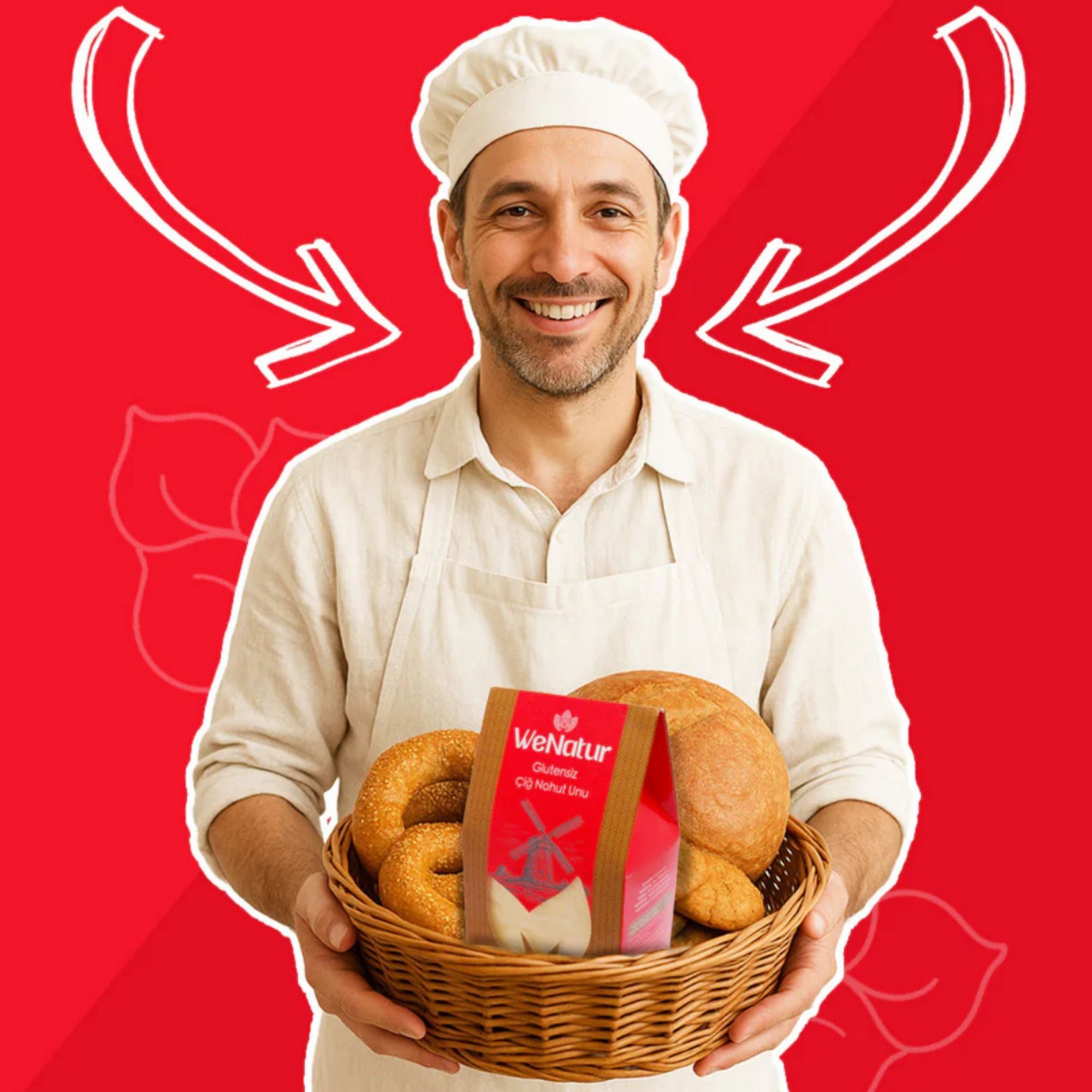 WeNatur Glutenfreies Kichererbsenmehl