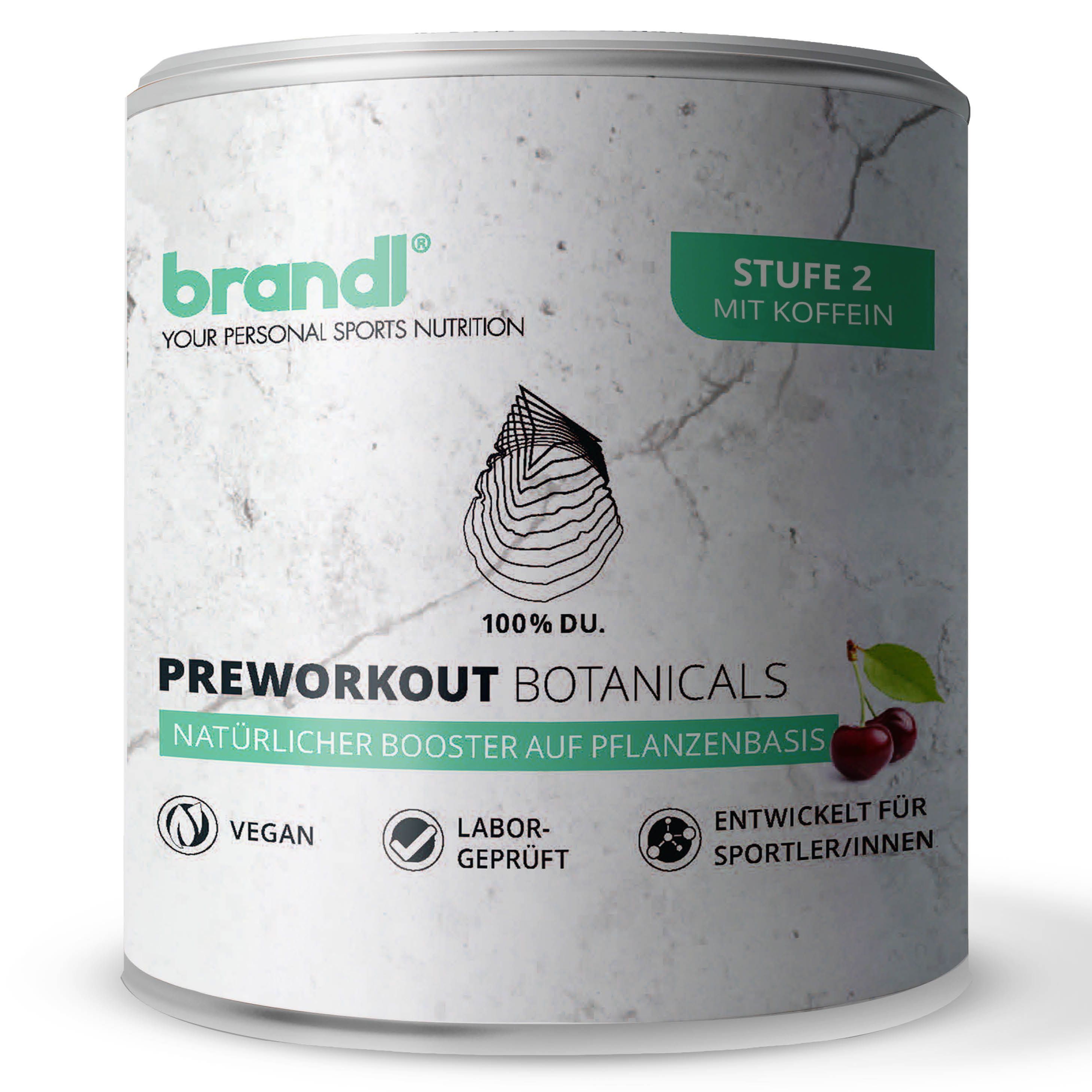 brandl® Superfood Pre Workout Booster mit Koffein | Ashwagandha, uvm.