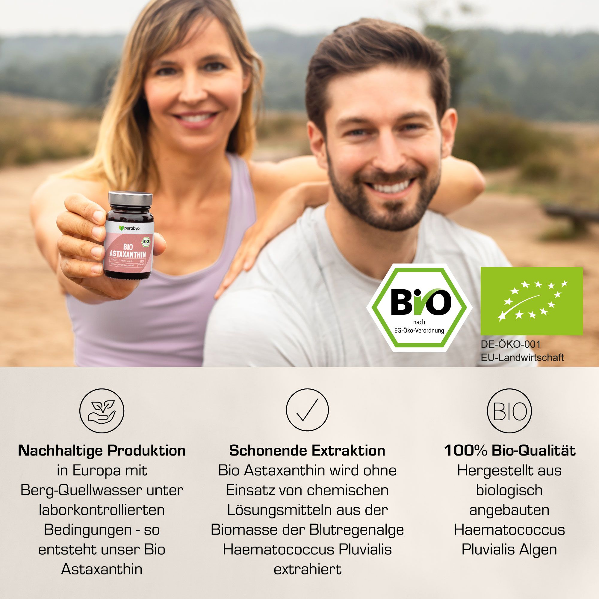 Purabyo Astaxanthin Kapseln