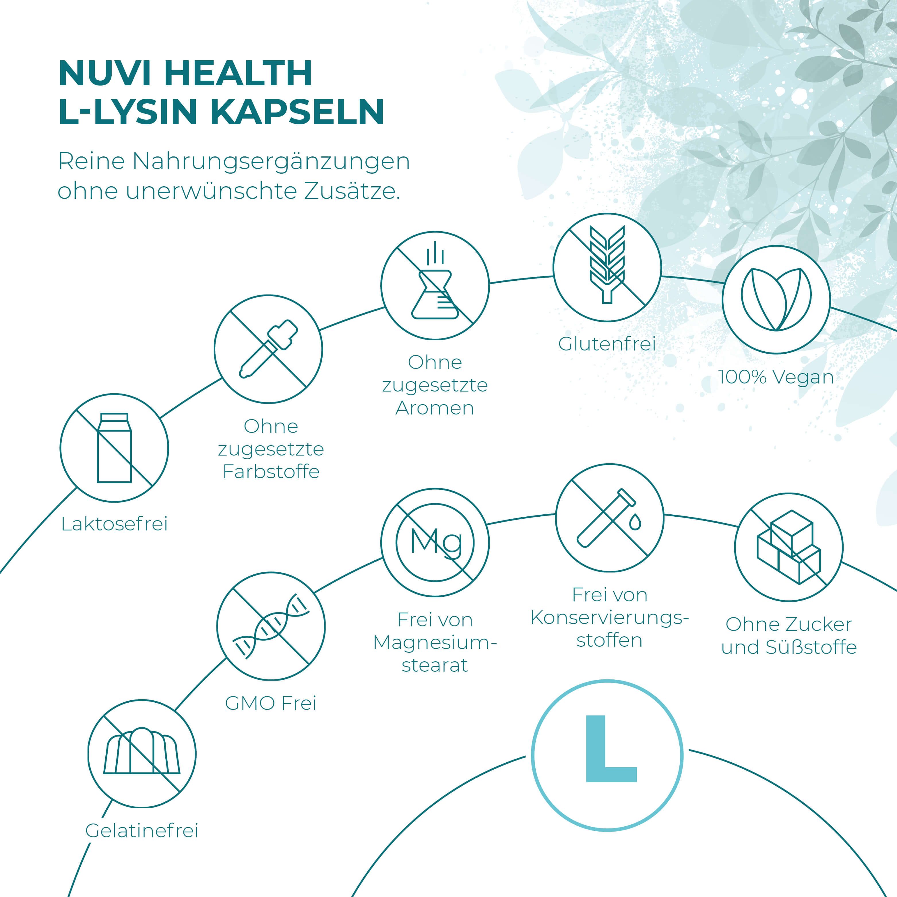 Nuvi Health L-Lysin - 750 mg