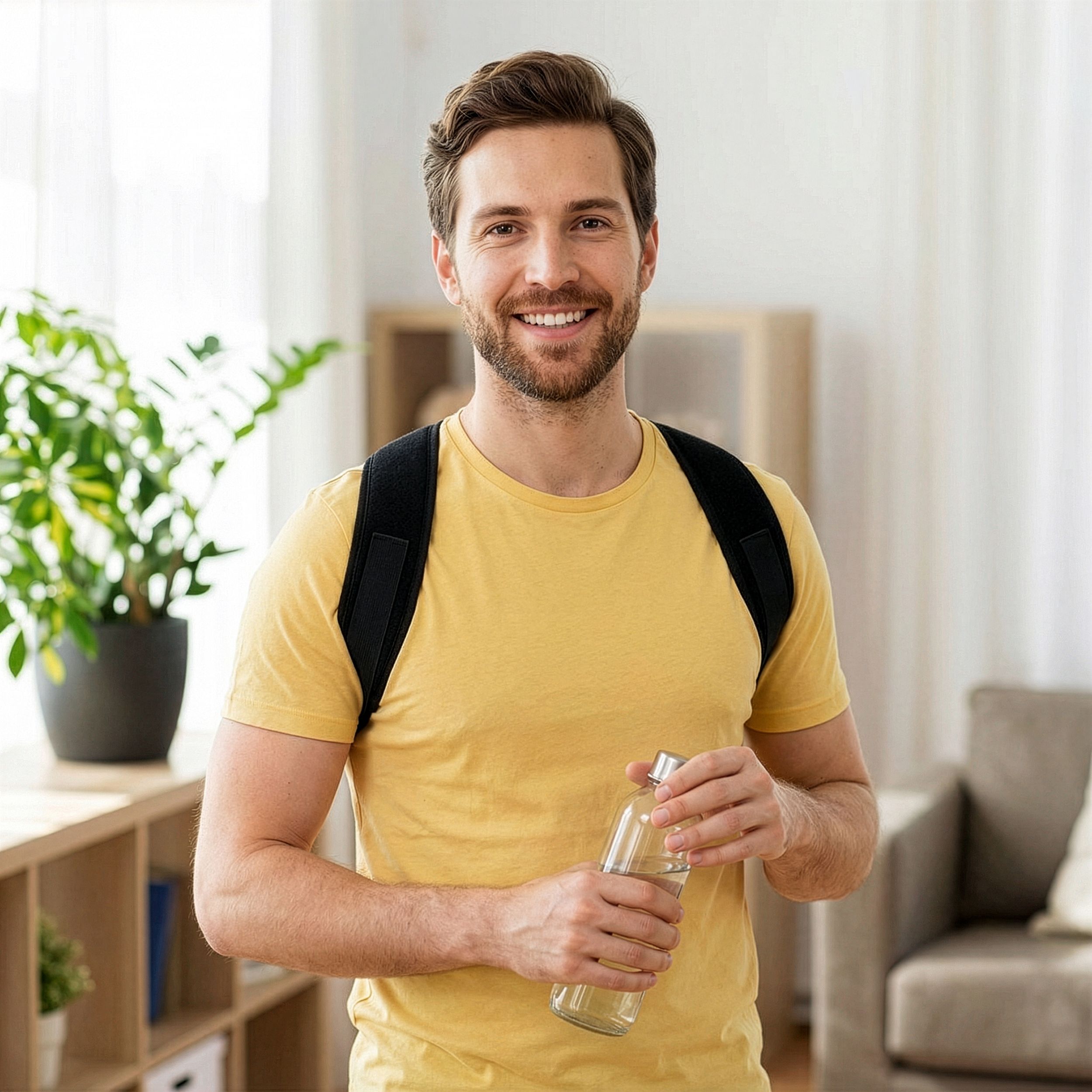 Ergonomischer Haltungskorrektor für Rücken & Lendenbereich – Verstärkte, Verstellbare Rückenstütze