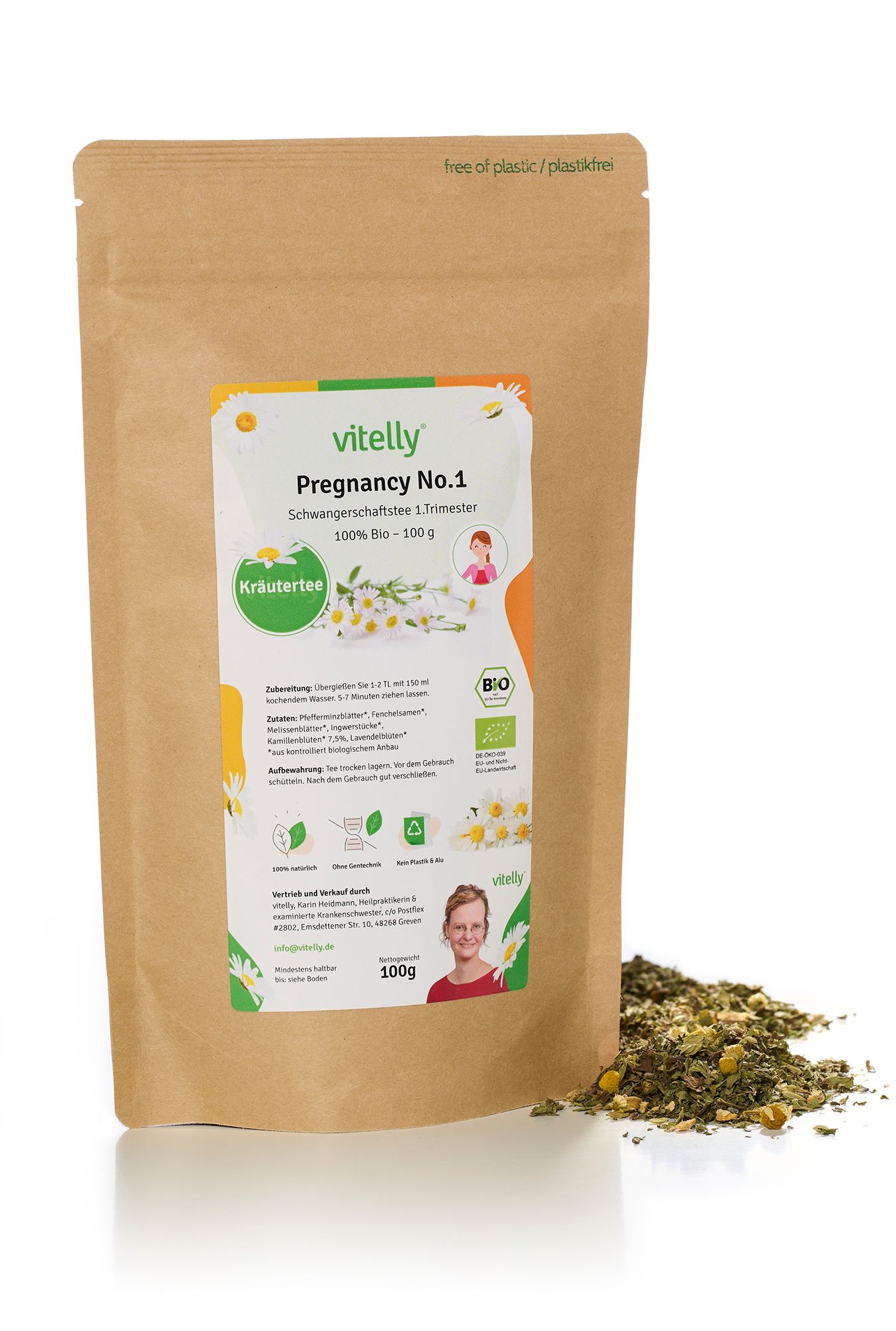 vitelly Bio Schwangerschafts Tee Set (XXL Pack)
