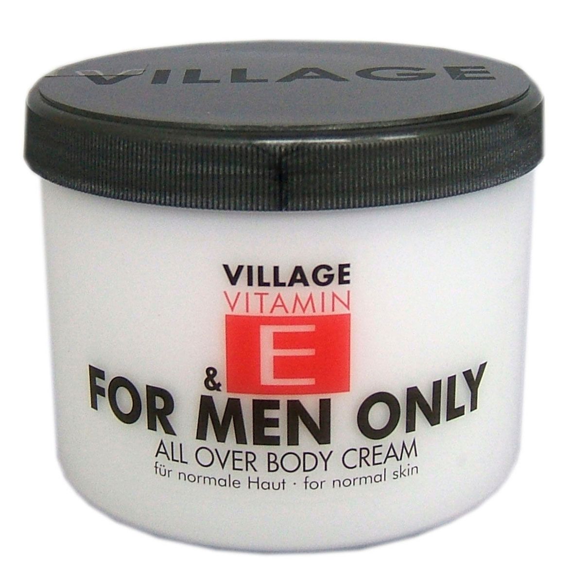 Village Cosmetics Bodycream Vitamin E for men Körpercreme Körperpflege f. Männer