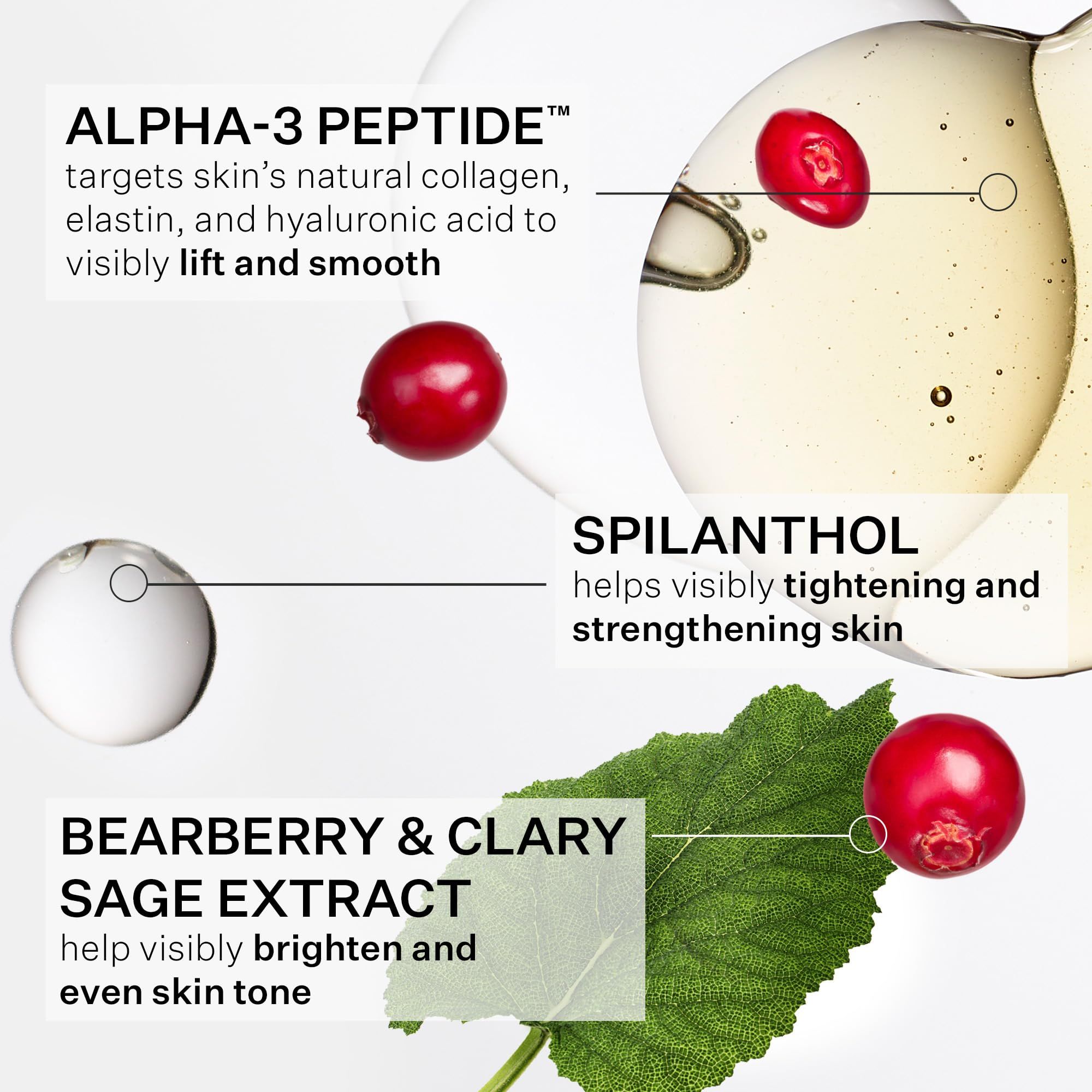 Hals einer Frau. Anwendungsanleitung: In Aufwärtsbewegung einmassieren. In kreisenden Bewegungen einmassieren. Morgens und abends auftragen.