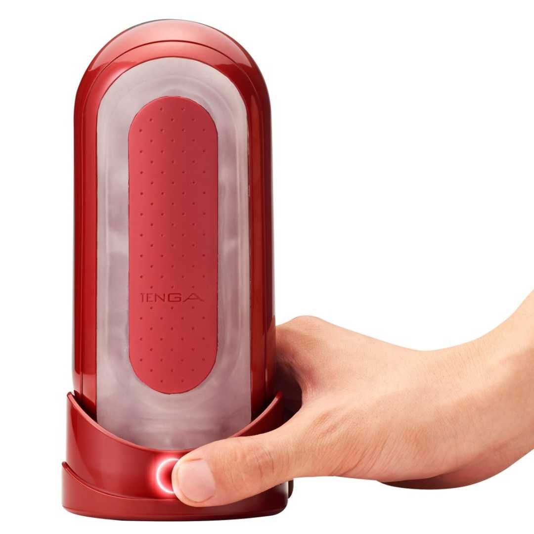 TENGA Flip 0 Red Warmer Package