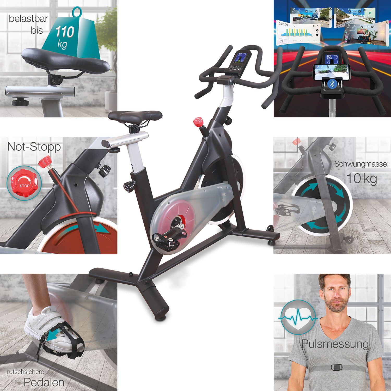 aktivshop Ergometer Speedbike aktiv »Bluetooth«