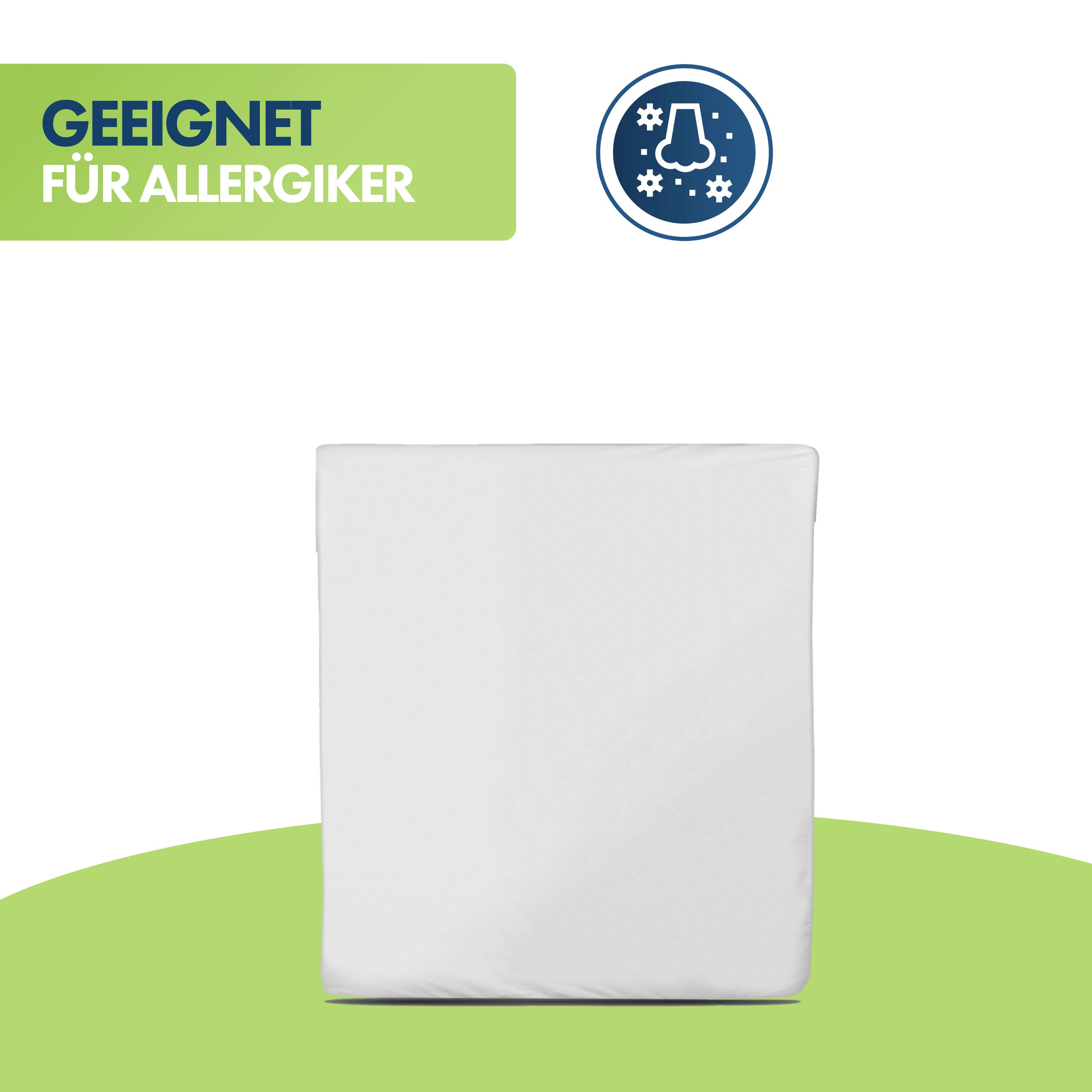 Sensalou Matratzenbezug mit Reissverschluss wasserdicht 180x200x25cm Encasing für Allergiker