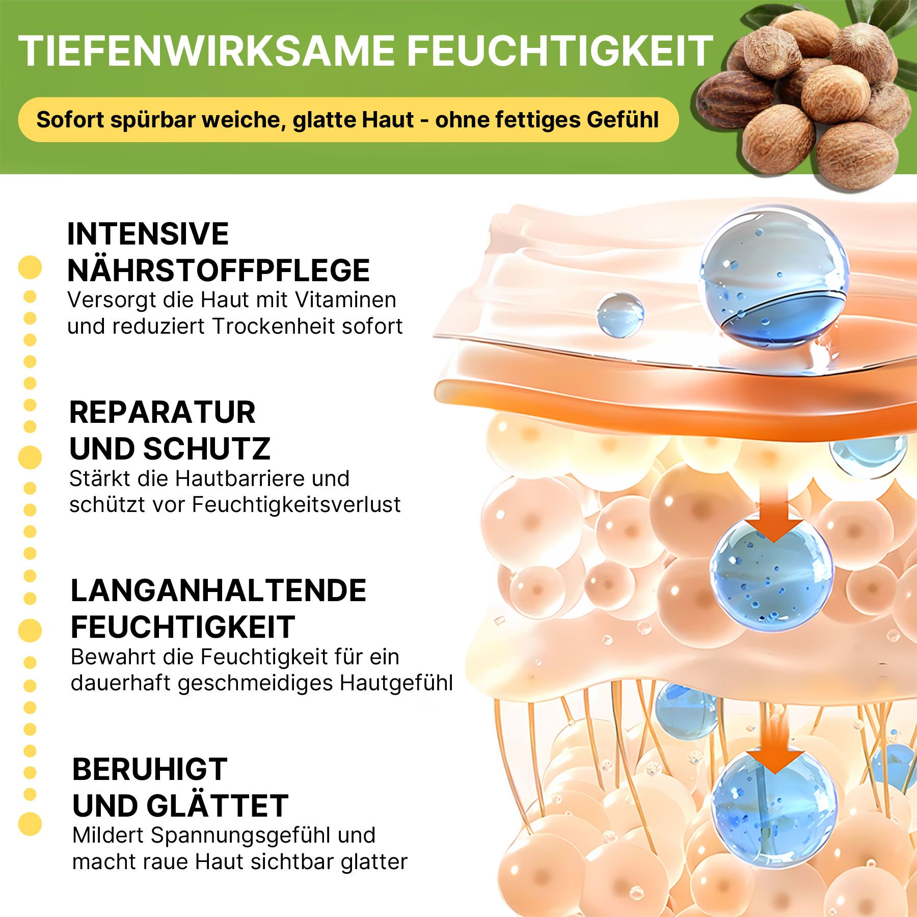 P-beauty Körpercreme Shea Butter 100% Rein Naturbelassener für die Hautpflege