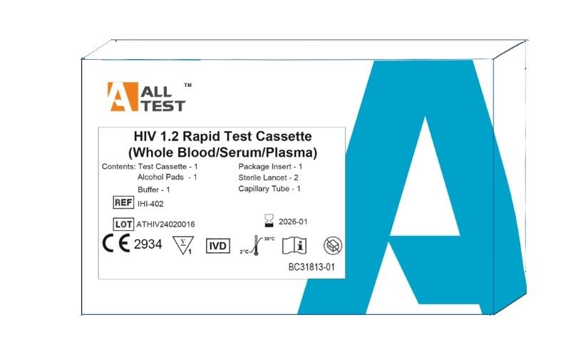 David HIV Testkit 1/2  Schnelltest Selbsttest Testkassette