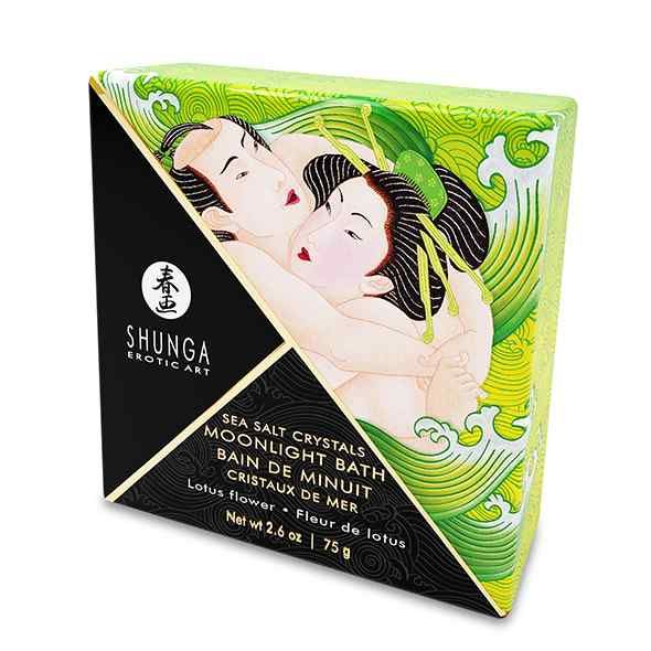 Verpackung von Shunga Oriental Crystals Moonlight Bath, 75g.