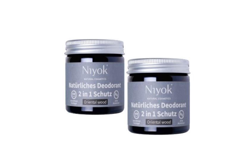 Niyok 2-in-1 Deocreme Deodorant Naturkosmetik Vegan DUO