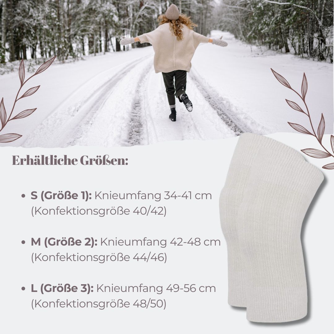 Wobera Angora-Kniewärmer