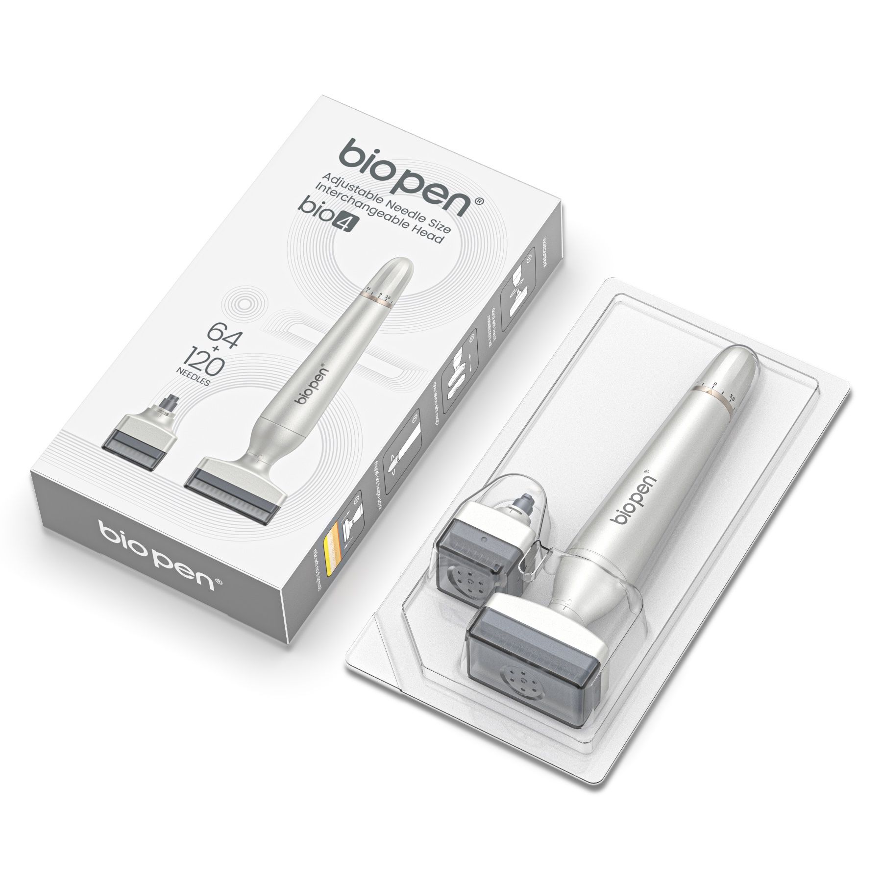 P-Beauty Dermaroller Bio Pen 4 Microneedling für Hautpflege