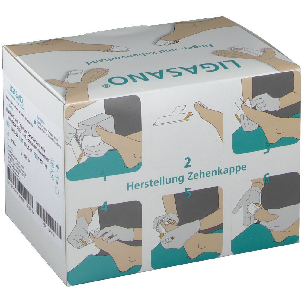 LIGASANO® weiß Finger- und Zehenverband