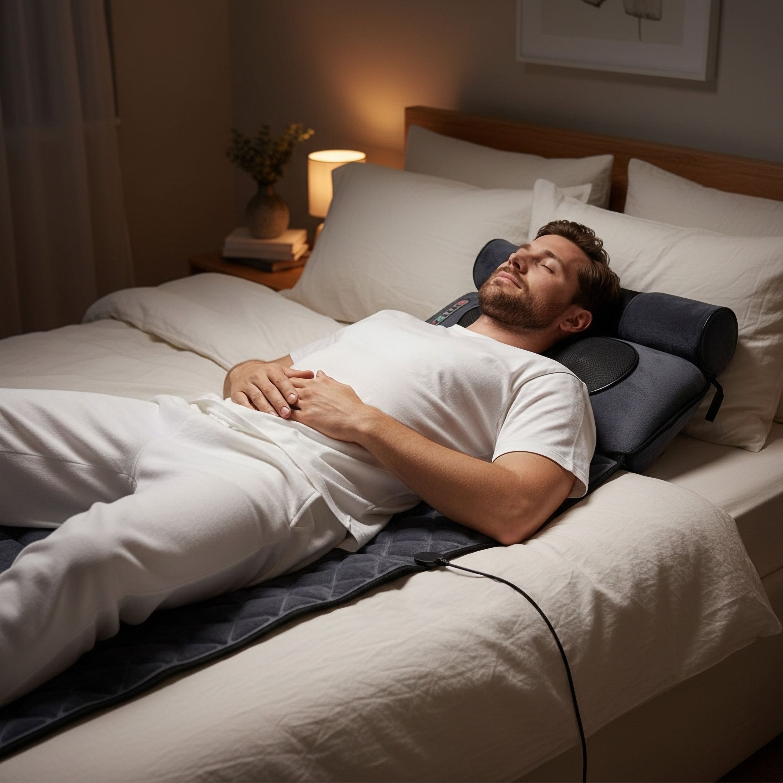 Beheizte Ganzkörper-Massagematte – Vibrationen, Nacken-Knetmassage & Ganzkörpermassage