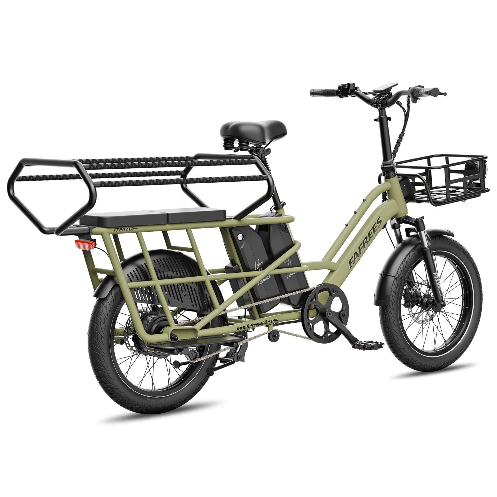 FAFREES FF20 CUV Modulares Longtail-E-Bike – Dual-Akku 30 Ah