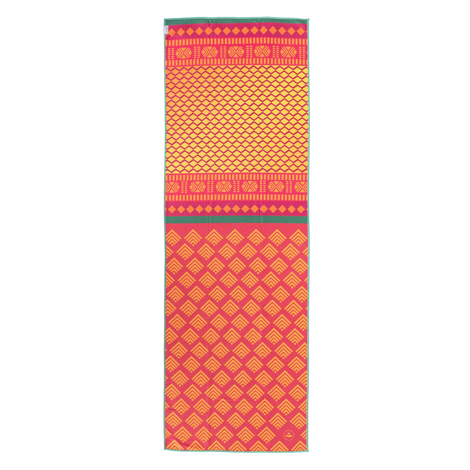 GRIP² Yoga Towel Art Collection, Safari Sari, rot-gelb