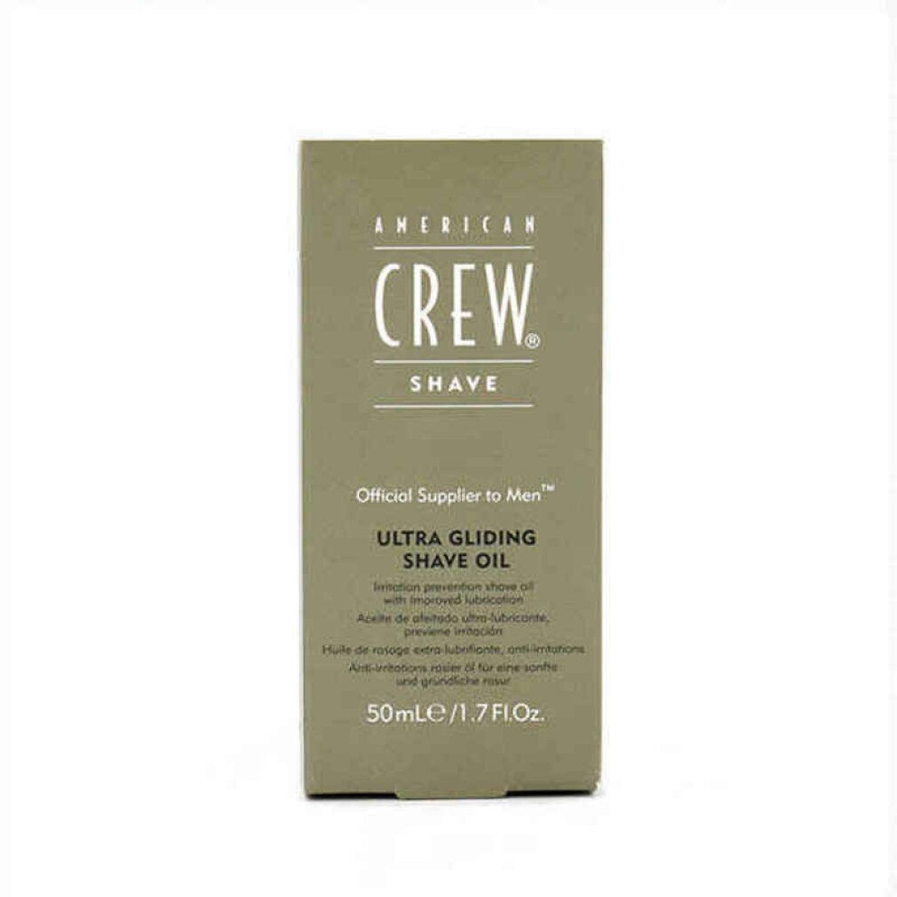Karton mit Aufschrift: Ultra Gliding Shave Oil. 50 ml.