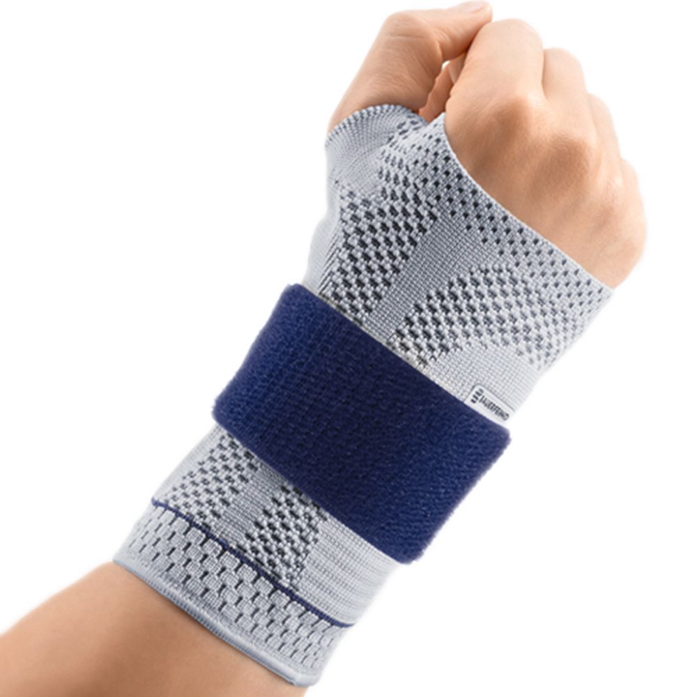Bauerfeind ManuTrain – Supporto Elastico Per Polso, Stabilizzante E Antidolorifico, Con Stecca Termoplastica Rimovibile (Sinistra)