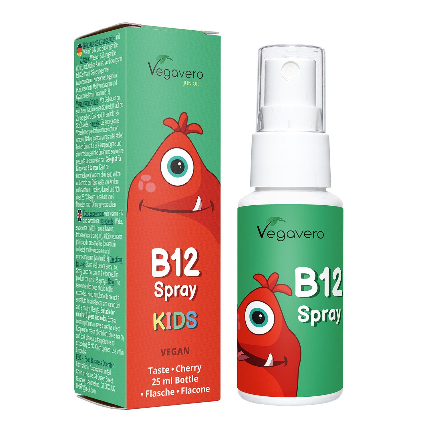 VEGAVERO Vitamin B12 Spray Junior