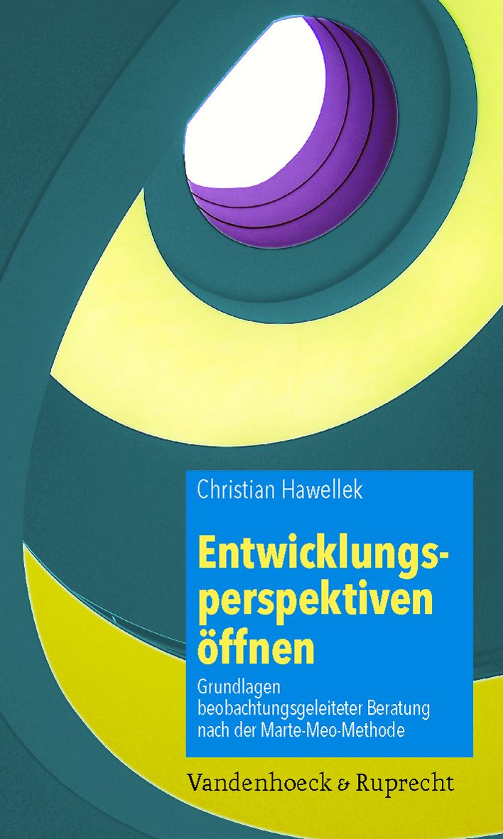 Buchcover mit blauem Feld und Titel: Entwicklungsperspektiven öffnen. Autor: Christian Hawellek. Verlag: Vandenhoeck & Ruprecht.