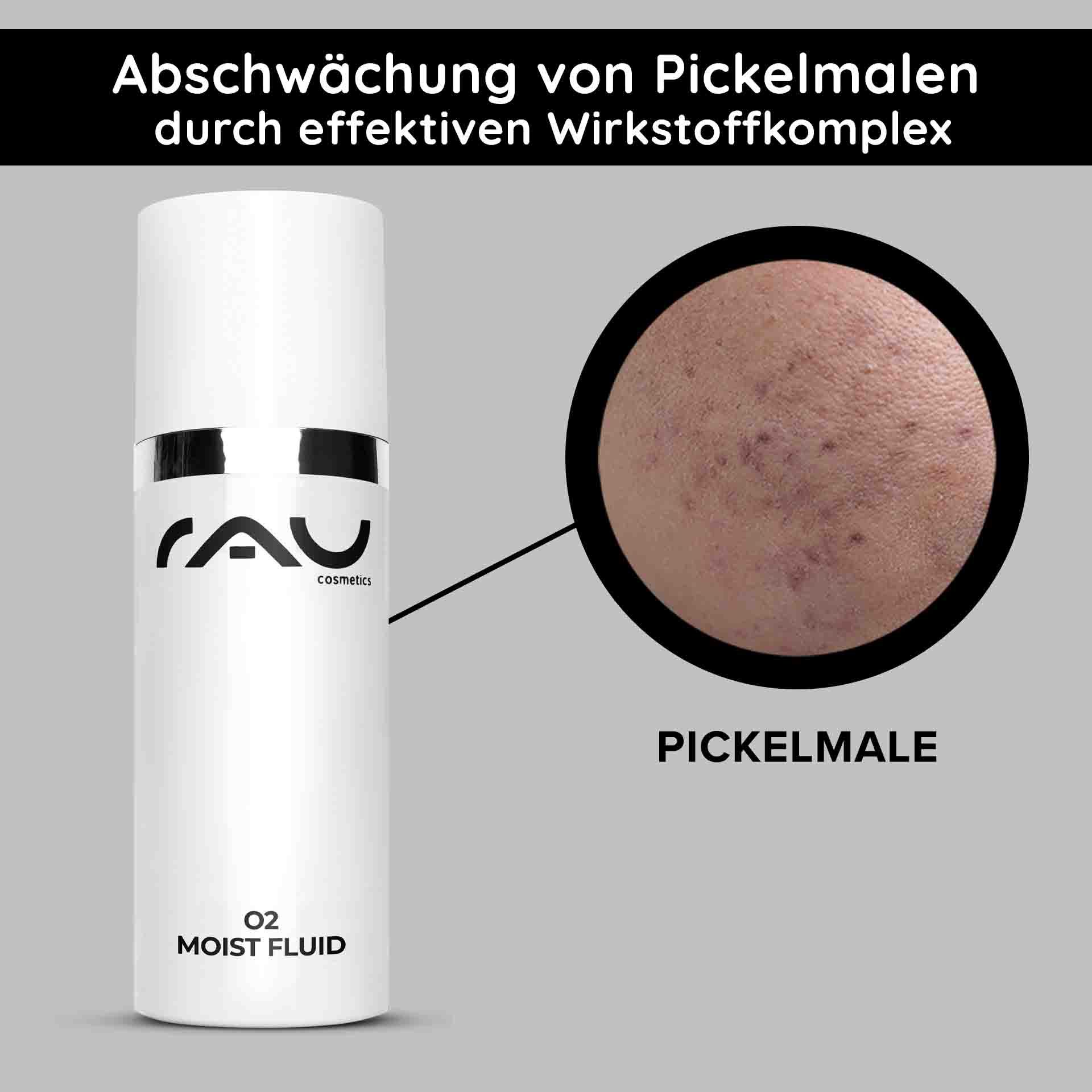 RAU Cosmetics O2 Moist Fluid  - durchblutungsfördernd für fahle, Raucherhaut - duftend