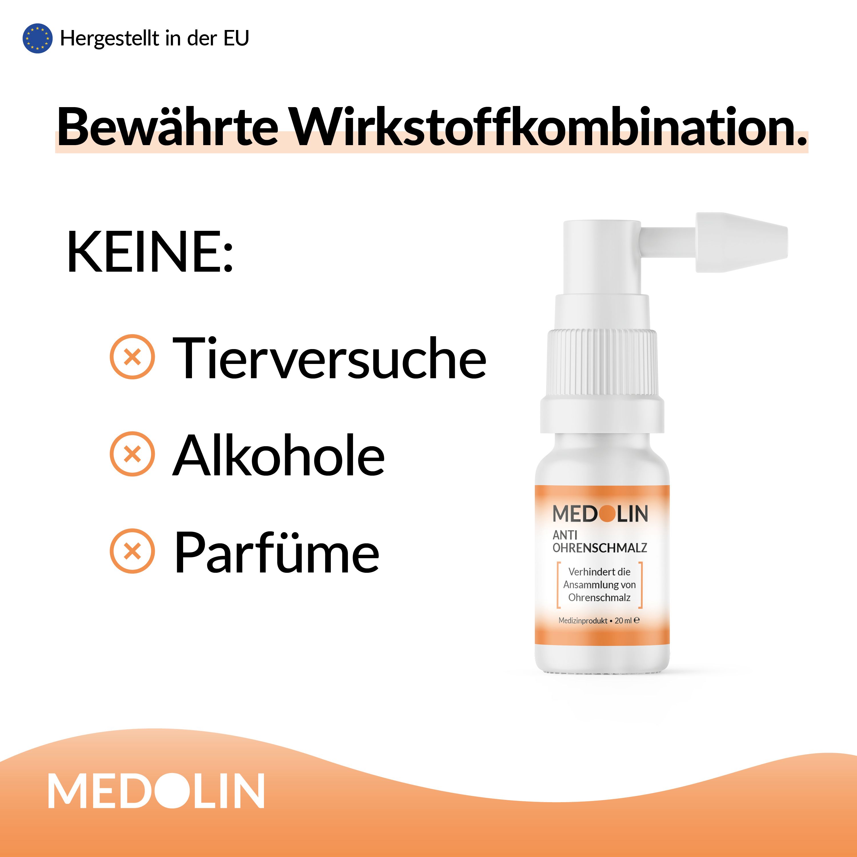 Medolin® Anti Ohrenschmalz 3er Set