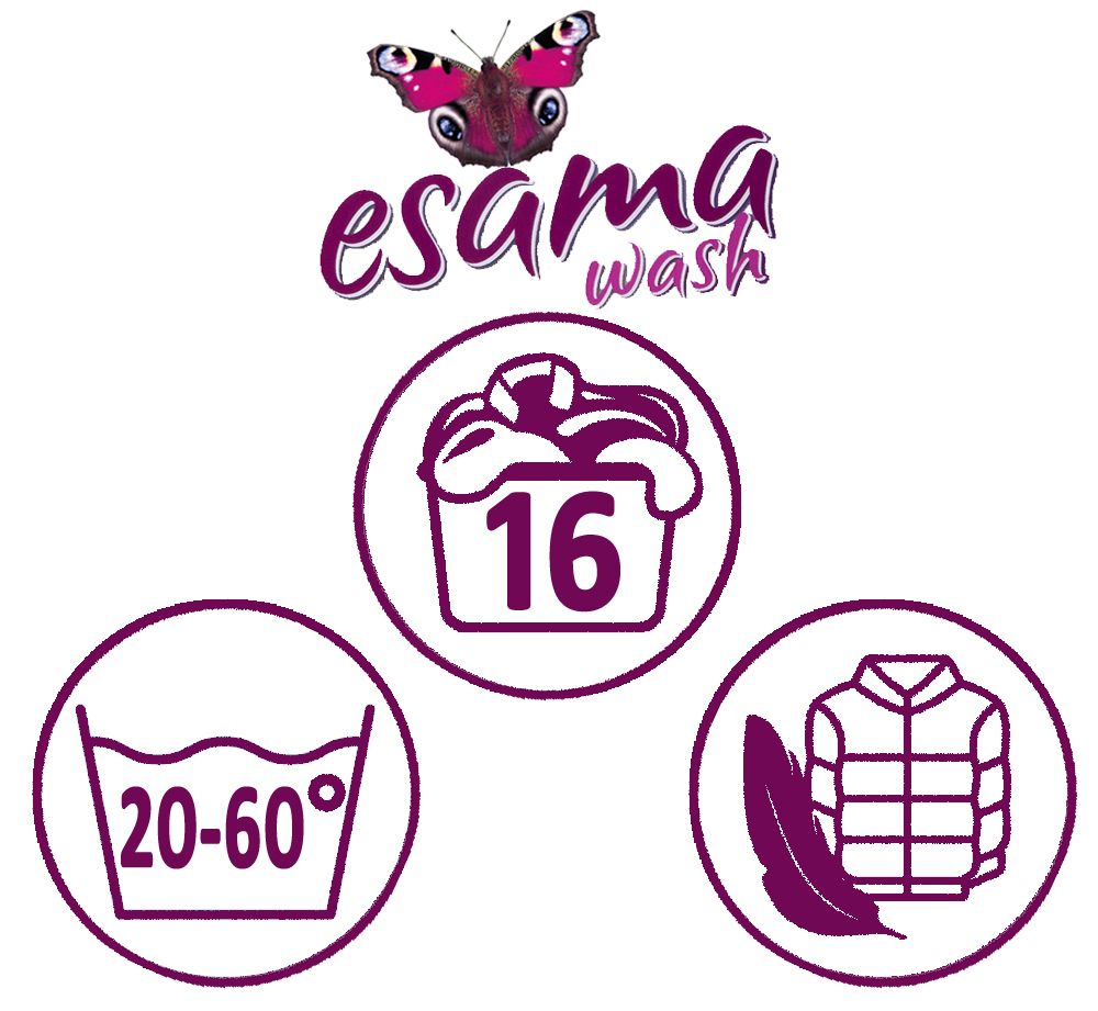 Esama wash Daunenwaschmittel + Trocknerbälle